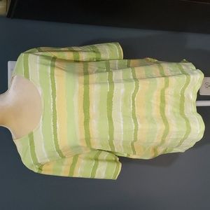 The Tog Shop Spring Striped T Shirt Size 2X